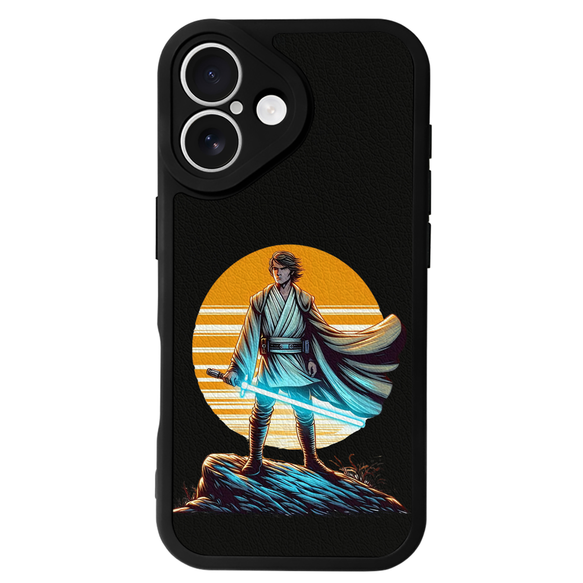 （画像用） スター・ウォーズ Star Wars 【iPhone 16シリーズ対応】シリコンスマホケース（レザー調） 材質：シリコン